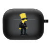 Силиконовый чехол Hustle Case Simpsons Bart Simpson Black для AirPods Pro