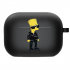 Силіконовий чохол Hustle Case Simpsons Bart Simpson Black для AirPods Pro
