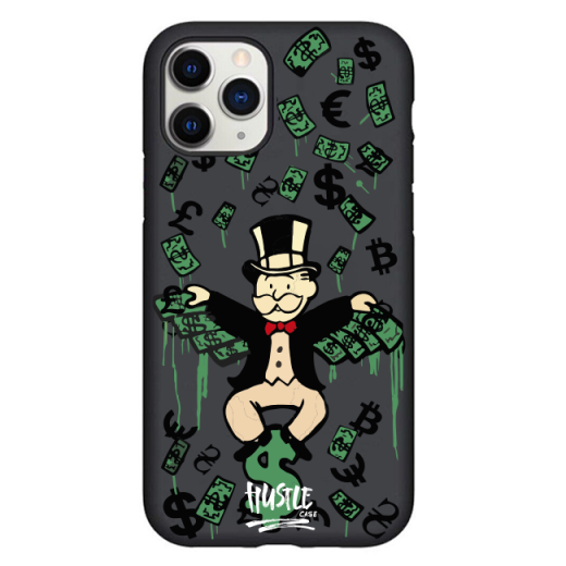 Чехол Hustle Case Monopoly Dollar Black для iPhone 12 Pro Max