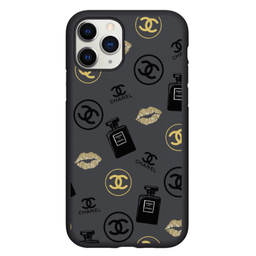 Чехол Hustle Case Girl Chanel Black для iPhone 12 Pro Max
