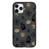 Чехол Hustle Case Girl Chanel Black для iPhone 12 | 12 Pro