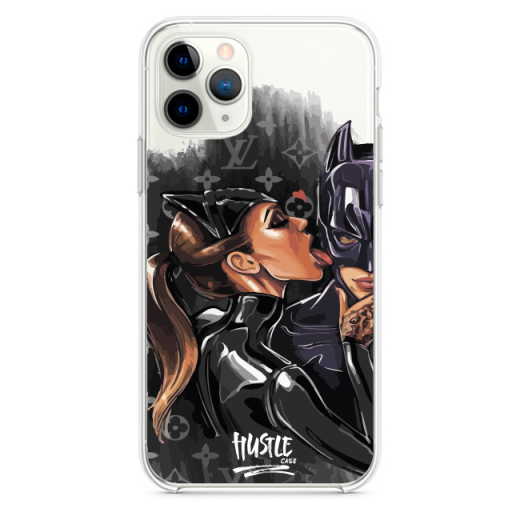 Прозрачный чехол Hustle Case Batman Love Clear для iPhone 12 | 12 Pro