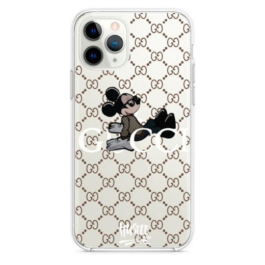 Прозорий чохол Hustle Case Gucci Mickey Clear для iPhone 12 Pro Max