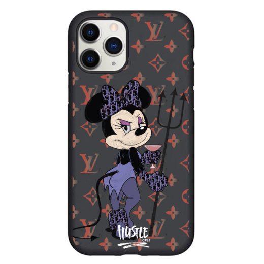 Чохол Hustle Case Minnie Mouse Black для iPhone 12 | 12 Pro