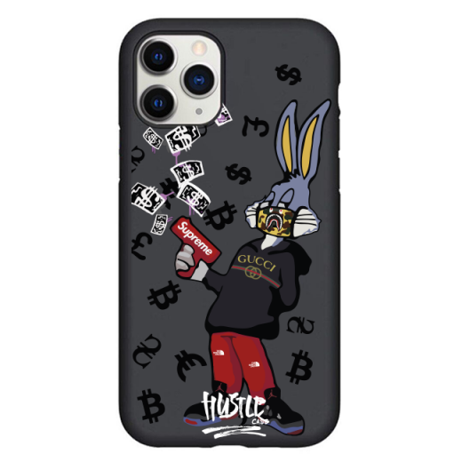 Чохол Hustle Case Bucks Bunny Gun Black для iPhone 12 Pro Max