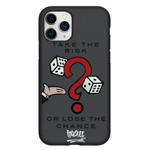 Чехол Hustle Case Monopoly Take the Risk Black для iPhone 12 | 12 Pro