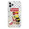 Прозрачный чехол Hustle Case Simpsons Bart Supreme Clear для iPhone 12 | 12 Pro