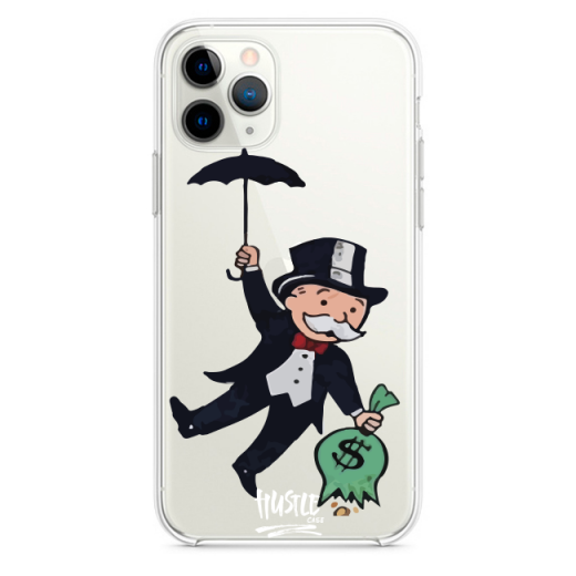 Прозрачный чехол Hustle Case Monopoly Umbrella Clear для iPhone 12 | 12 Pro