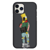 Чехол Hustle Case Simpsons Bart Selfie Black для iPhone 12 Pro Max