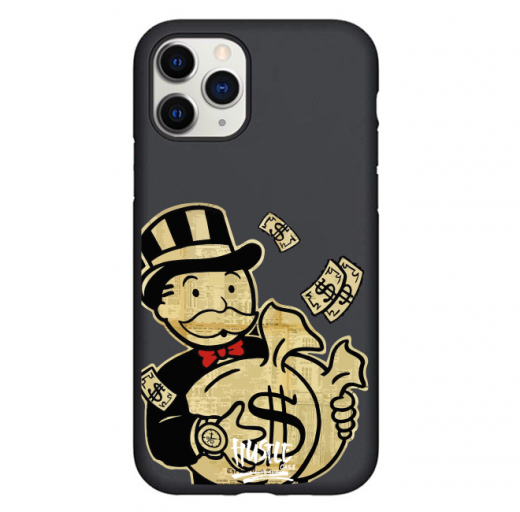 Чехол Hustle Case Monopoly Gold Black для iPhone 12 | 12 Pro