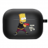 Силиконовый чехол Hustle Case Simpsons Bart Gun Black для AirPods Pro