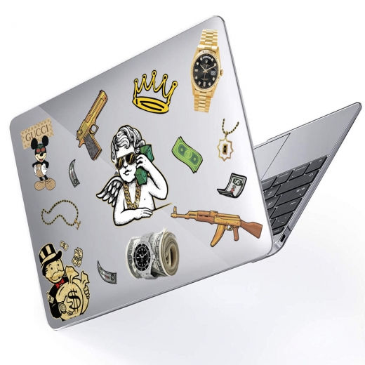Чохол-накладка Hustle Case Custom Clear для MacBook Air 13" (M1 | 2020 | 2019 | 2018)