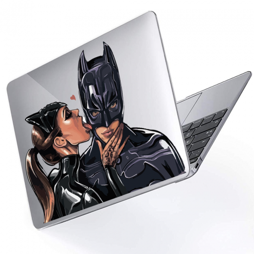 Чехол-накладка Hustle Case Batman Love Clear для MacBook Air 13" (M1 | 2020 | 2019 | 2018)
