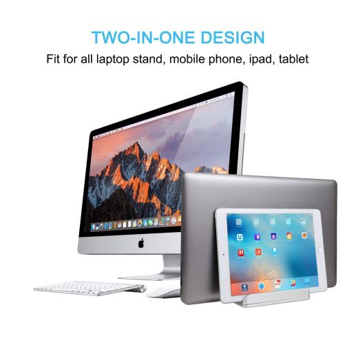 Підставка JARLINK Vertical Laptop Stand Silver для MacBook