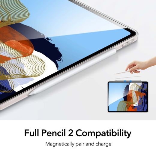 Чехол ESR Project Zero Soft Pencil Matte Clear для iPad Pro 11" M1 | M2 (2021 | 2022)