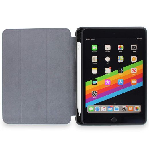 Чехол Khomo Dual Case Cover Charcoal Black with Apple Pen Holder для iPad Mini 5