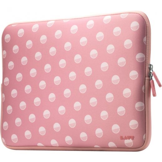 Чехол LAUT Pop Protective Sleeve Polka Pink (LAUT_MB13_POP_PK) для MacBook 13"