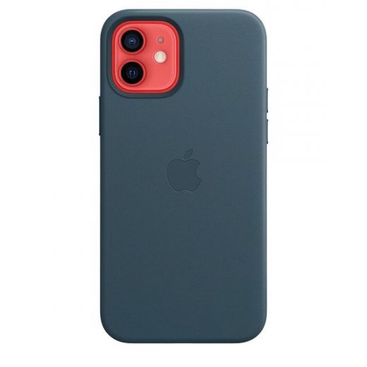 Чохол CasePro Leather Case with MagSafe Baltic Blue для iPhone 12 | 12 Pro