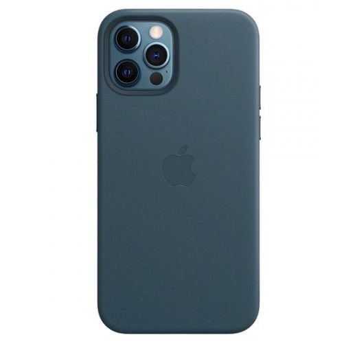 Чохол CasePro Leather Case with MagSafe Baltic Blue для iPhone 12 | 12 Pro