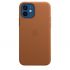 Чохол CasePro Leather Case with MagSafe Saddle Brown для iPhone 12 | 12 Pro