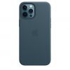Оригинальный чехол Apple Leather Case with MagSafe Baltic Blue для iPhone 12 Pro Max (MHKK3)