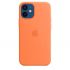 Оригинальный чехол Apple Silicone Case with MagSafe Kumquat для iPhone 12 mini (MHKN3)