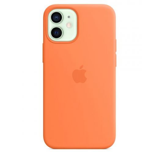 Оригинальный чехол Apple Silicone Case with MagSafe Kumquat для iPhone 12 mini (MHKN3)