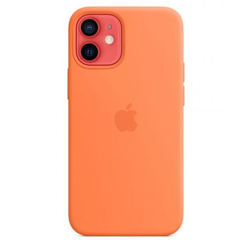 Силиконовый чехол CasePro Silicone Case (High Quality) Kumquat для iPhone 12 mini