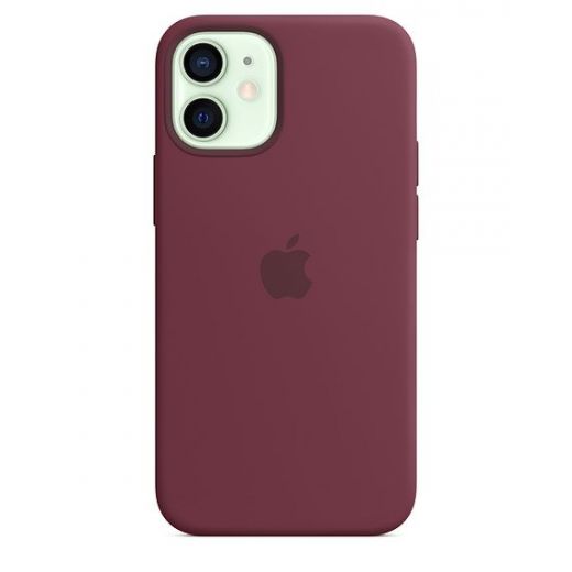 Силиконовый чехол CasePro Silicone Case (High Quality) Plum для iPhone 12 mini