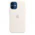 Силиконовый чехол CasePro Silicone Case (High Quality) White для iPhone 12 mini