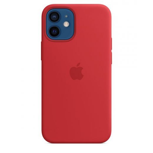 Силиконовый чехол CasePro Silicone Case (High Quality) Red для iPhone 12 mini