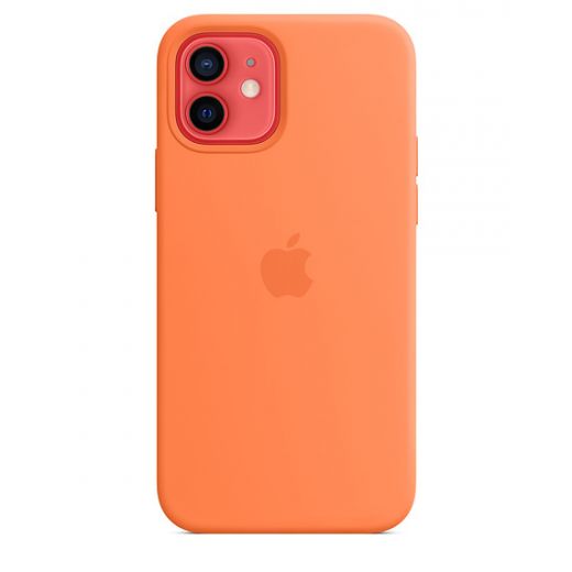 Силиконовый чехол CasePro Sillicone Case (High Quality) Kumquat для iPhone 12 | 12 Pro