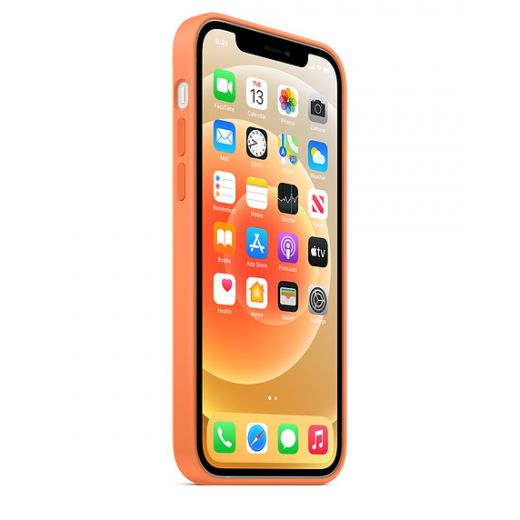 Силиконовый чехол CasePro Sillicone Case with MagSafe Kumquat для iPhone 12 | 12 Pro