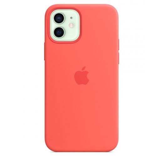 Силіконовий чохол CasePro Sillicone Case with MagSafe Pink Citrus для iPhone 12 | 12 Pro
