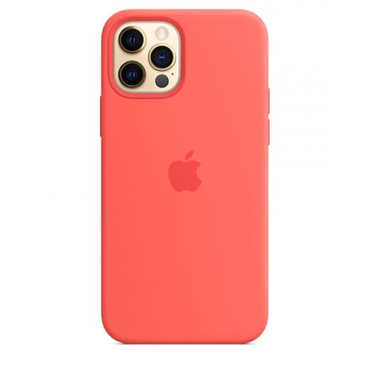 Силіконовий чохол CasePro Sillicone Case (High Quality) Pink Citrus для iPhone 12 | 12 Pro