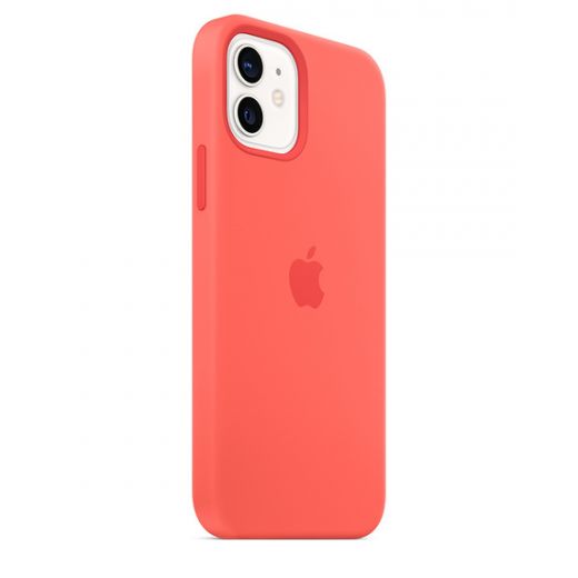 Оригинальный чехол Apple Sillicone Case with MagSafe Pink Citrus для iPhone 12 | 12 Pro (MHL03)