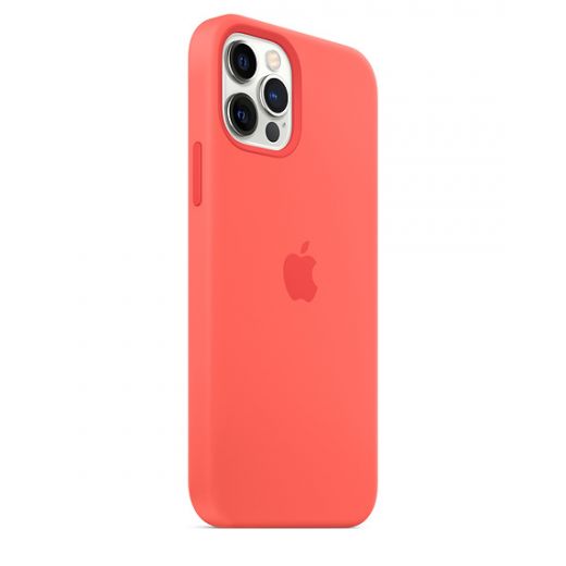 Силіконовий чохол CasePro Sillicone Case with MagSafe Pink Citrus для iPhone 12 | 12 Pro