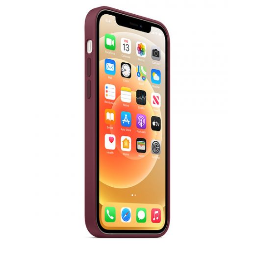 Силіконовий чохол CasePro Sillicone Case with MagSafe Plum для iPhone 12 | 12 Pro
