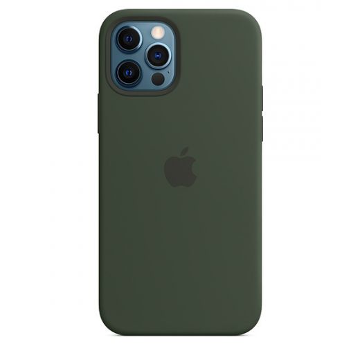 Оригінальний чохол Apple Sillicone Case with MagSafe Cyprus Green для iPhone 12 | 12 Pro (MHL33)