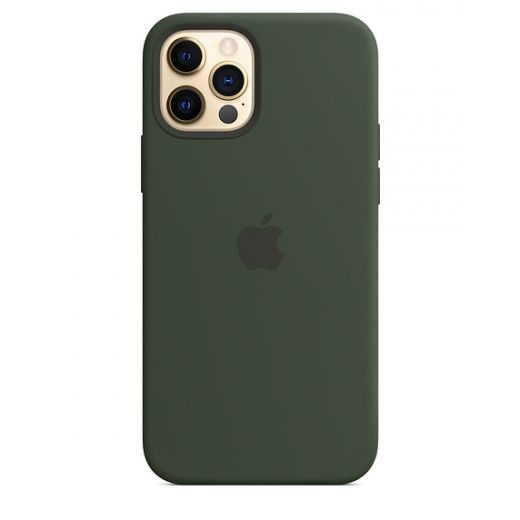 Силиконовый чехол CasePro Sillicone Case with MagSafe Cyprus Green для iPhone 12 | 12 Pro
