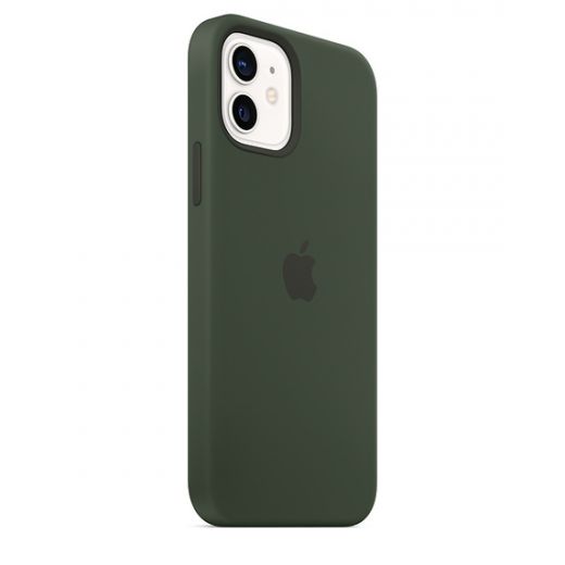 Оригінальний чохол Apple Sillicone Case with MagSafe Cyprus Green для iPhone 12 | 12 Pro (MHL33)