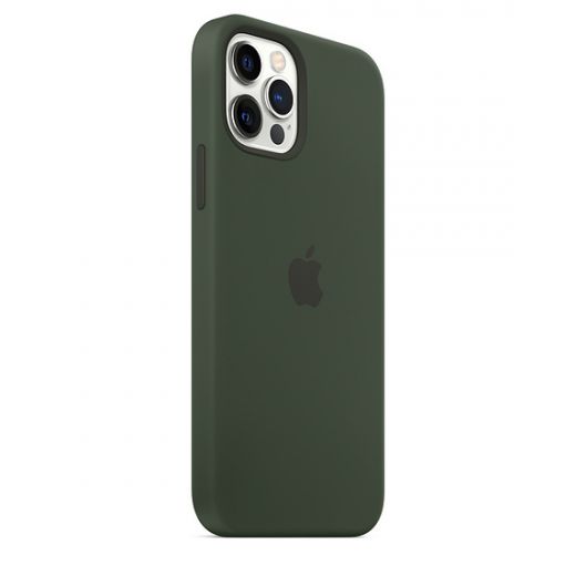Оригинальный чехол Apple Sillicone Case with MagSafe Cyprus Green для iPhone 12 | 12 Pro (MHL33)