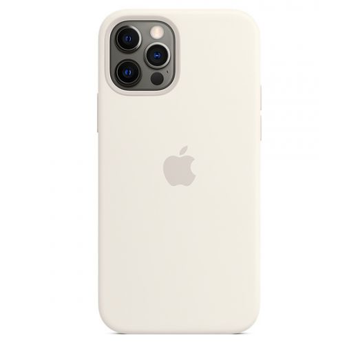 Силіконовий чохол CasePro Sillicone Case with MagSafe White для iPhone 12 | 12 Pro