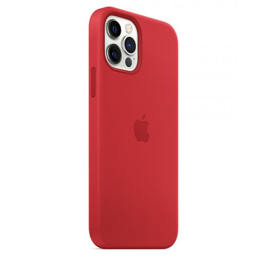 Силиконовый чехол CasePro Sillicone Case with MagSafe Red для iPhone 12 | 12 Pro