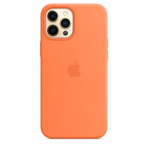 Оригинальный чехол Apple Sillicone Case with MagSafe Kumquat для iPhone 12 Pro Max (MHL83)