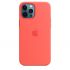 Оригинальный чехол Apple Sillicone Case with MagSafe Pink Citrus для iPhone 12 Pro Max (MHL93)
