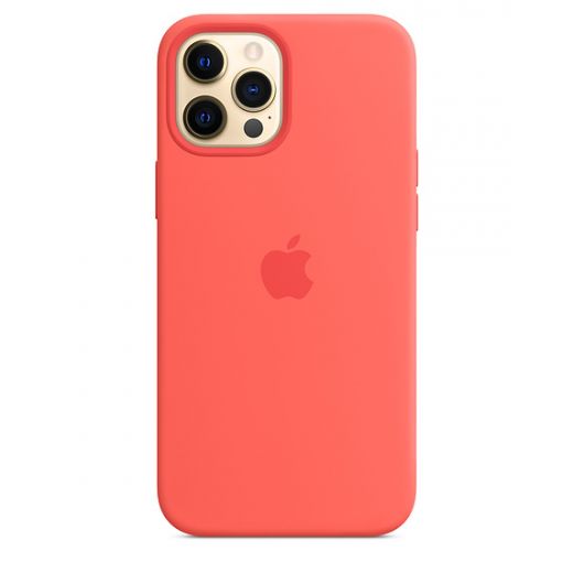 Силіконовий чохол CasePro Sillicone Case with MagSafe Pink Citrus для iPhone 12 Pro Max
