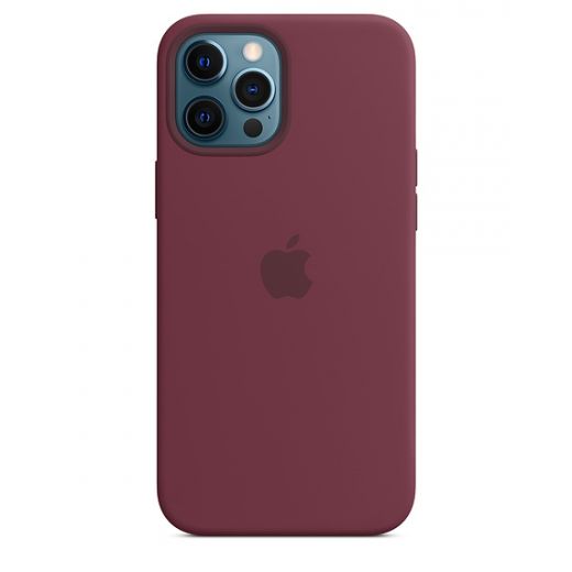 Оригінальний чохол Apple Sillicone Case with MagSafe Plum для iPhone 12 Pro Max (MHLA3)