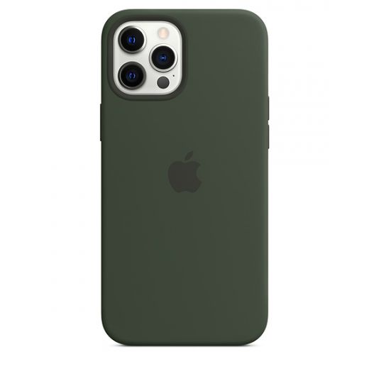 Оригинальный чехол Apple Sillicone Case with MagSafe Cyprus Green для iPhone 12 Pro Max (MHLC3)