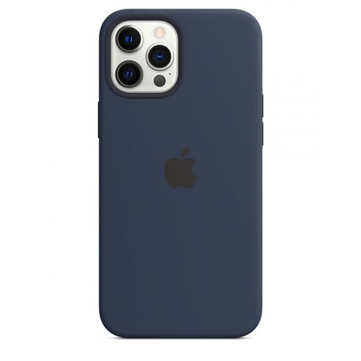 Силиконовый чехол CasePro Sillicone Case with MagSafe Deep Navy для iPhone 12 Pro Max